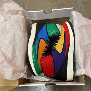 Air Jordan 2 Retro University Red/Black/Purple